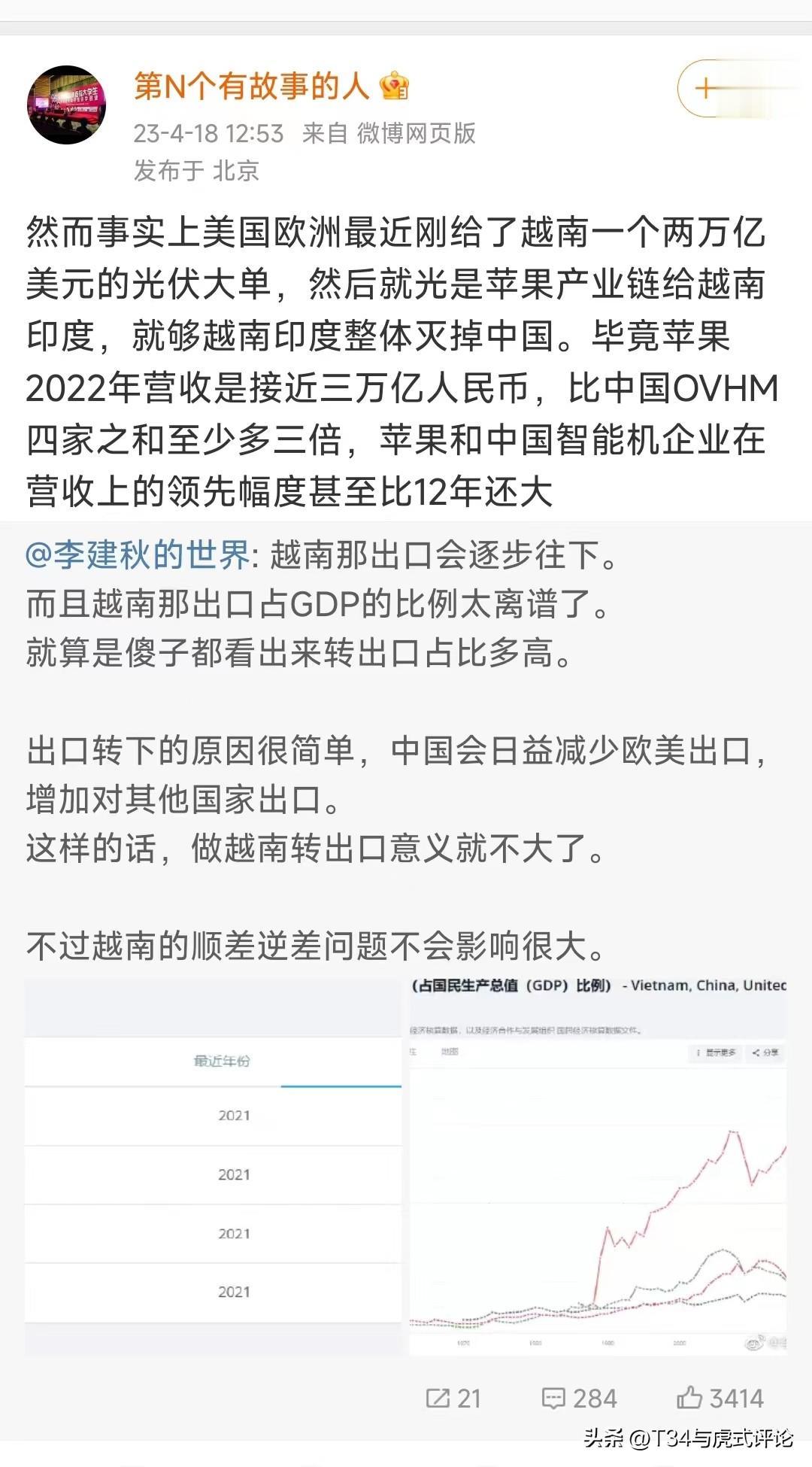 图1是借吹越南无非是想抛出不跟着美国走就是死路一条的观点。
下一步这类人要说什么