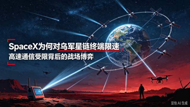 突然断联！SpaceX限制乌军星链终端，背后原因不简单