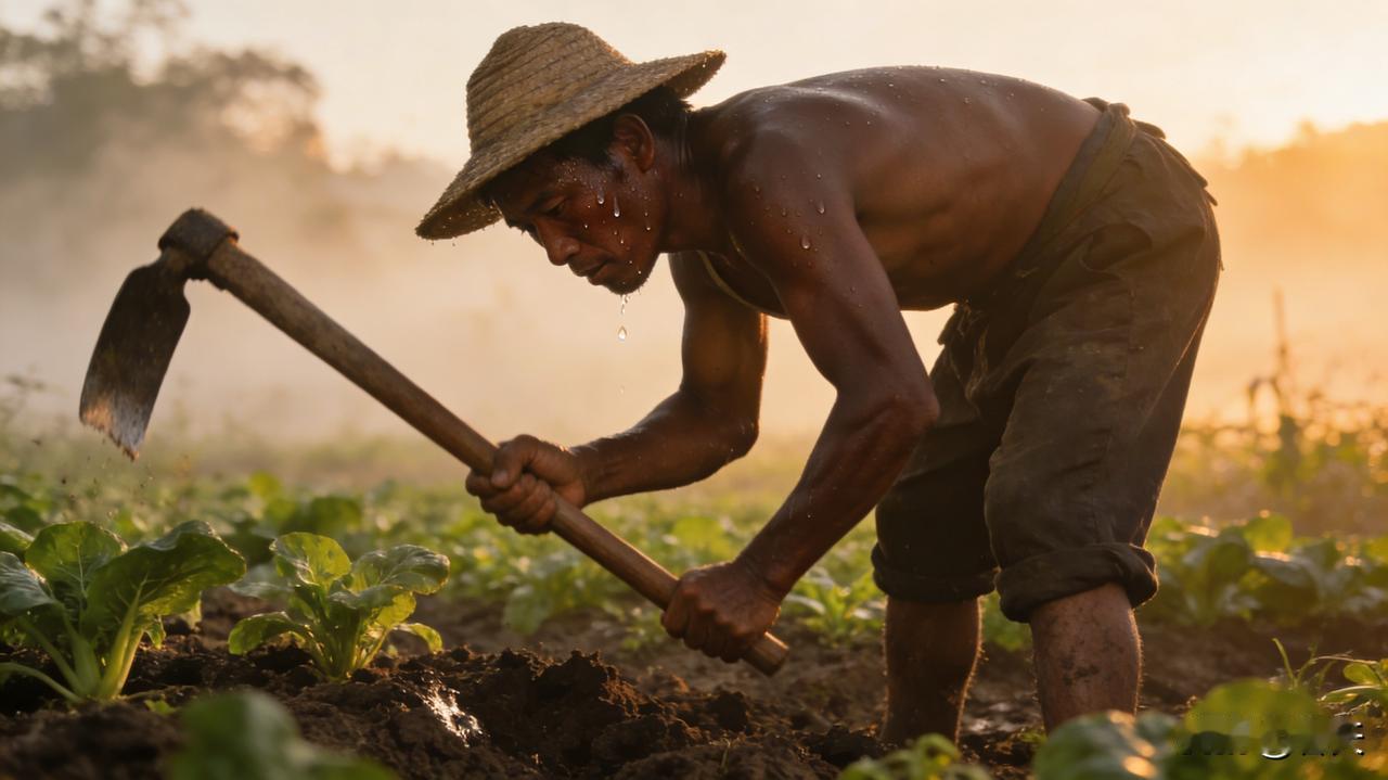 1. 凌晨4点的菜地！菜农弯腰种下的不只是菜，更是一家人的指望
晨曦刚撕破薄雾，