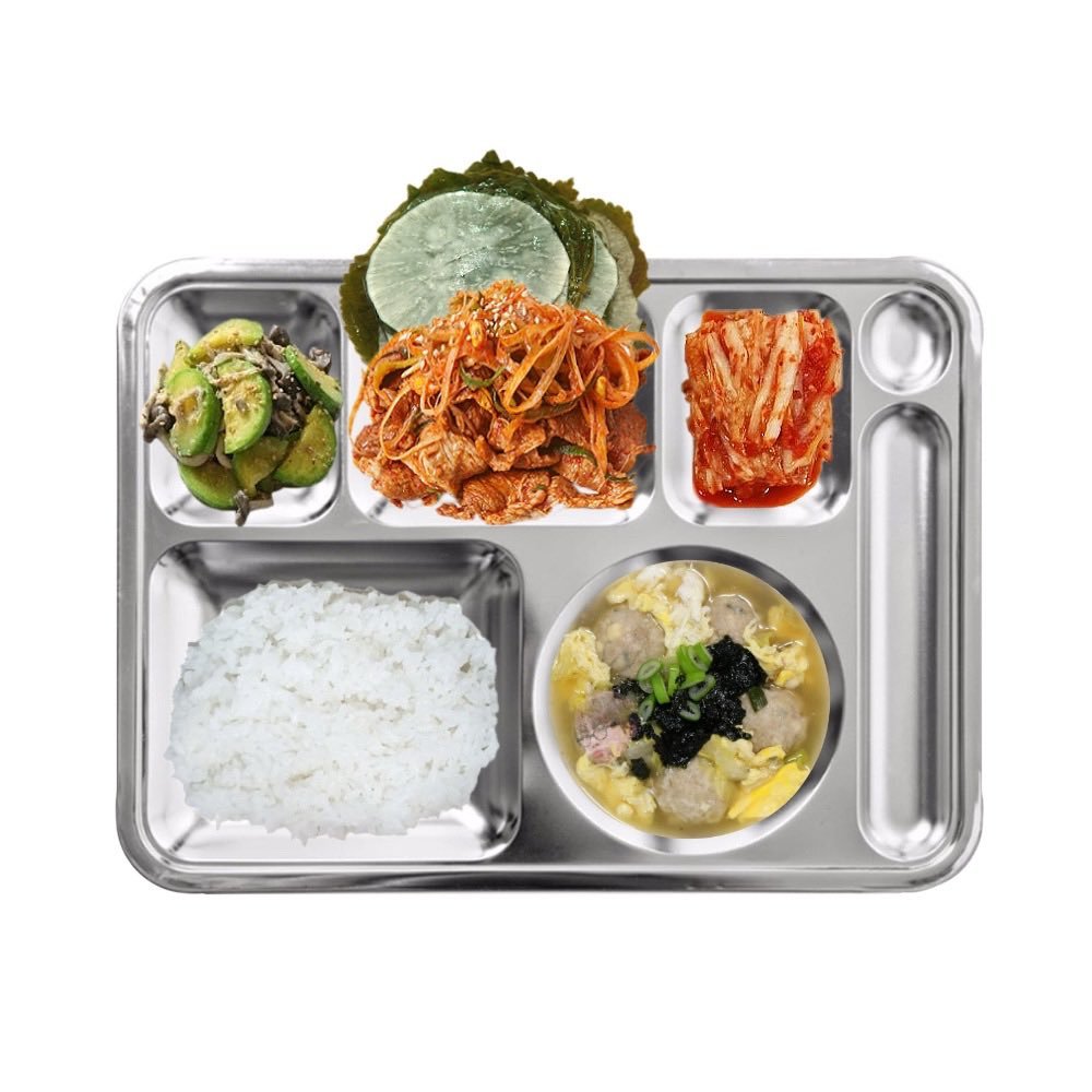 260912 入伍 D - 268 🩵东营的晚餐🍽️米饭肉丸蛋花汤豆芽炒肉蘑