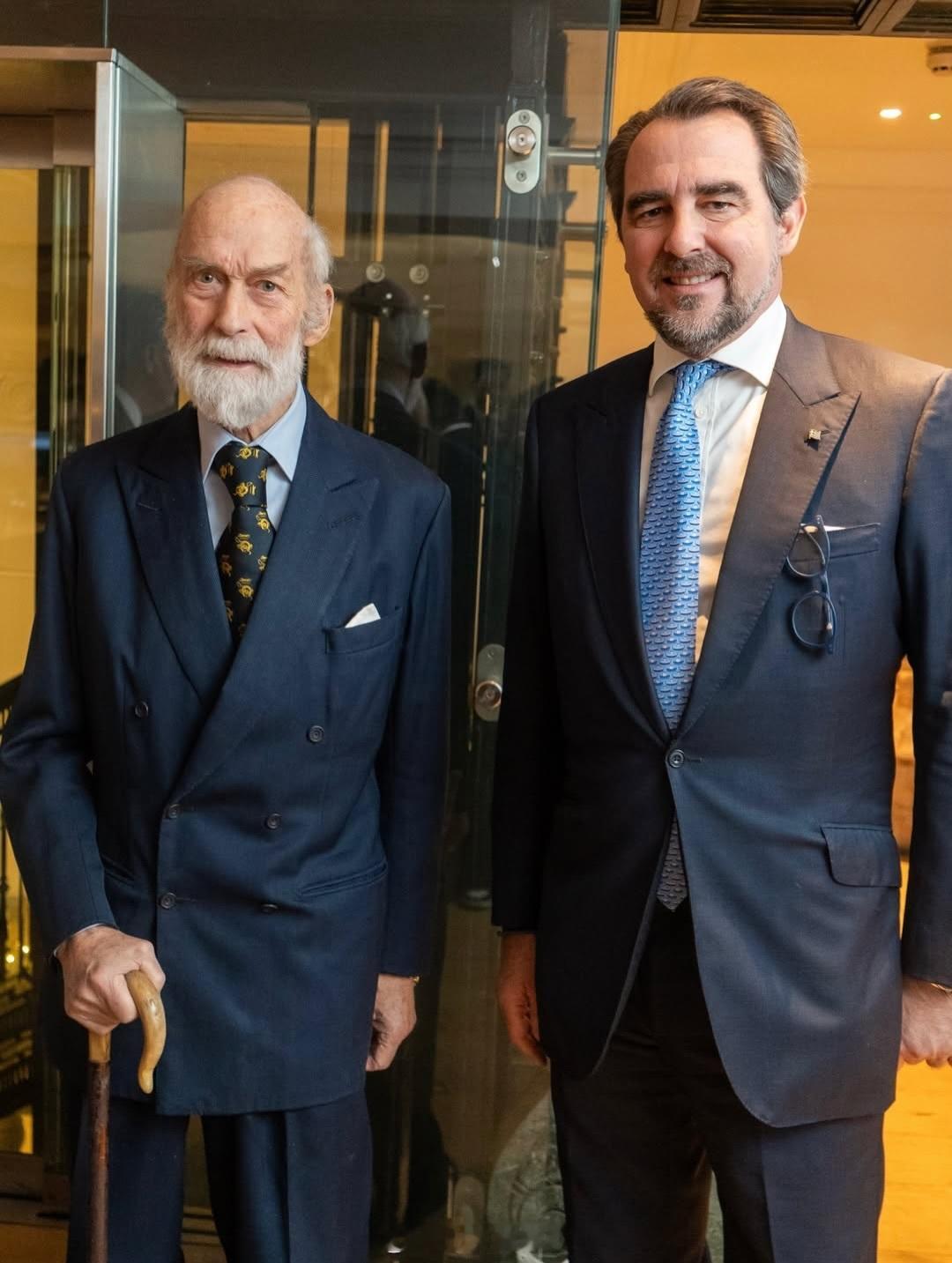 英国王室  近日，肯特迈克尔王子携他的儿子Lord Frederick Wind