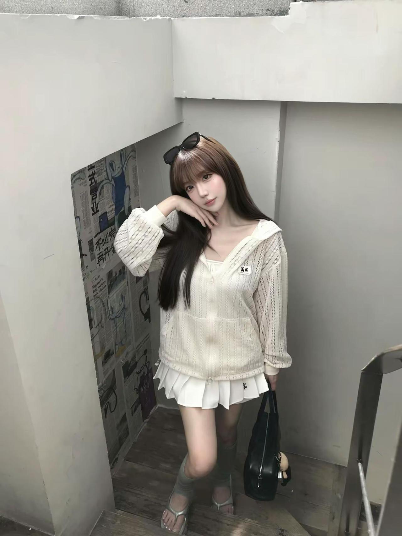 🤍。纯白look 白色系ootd