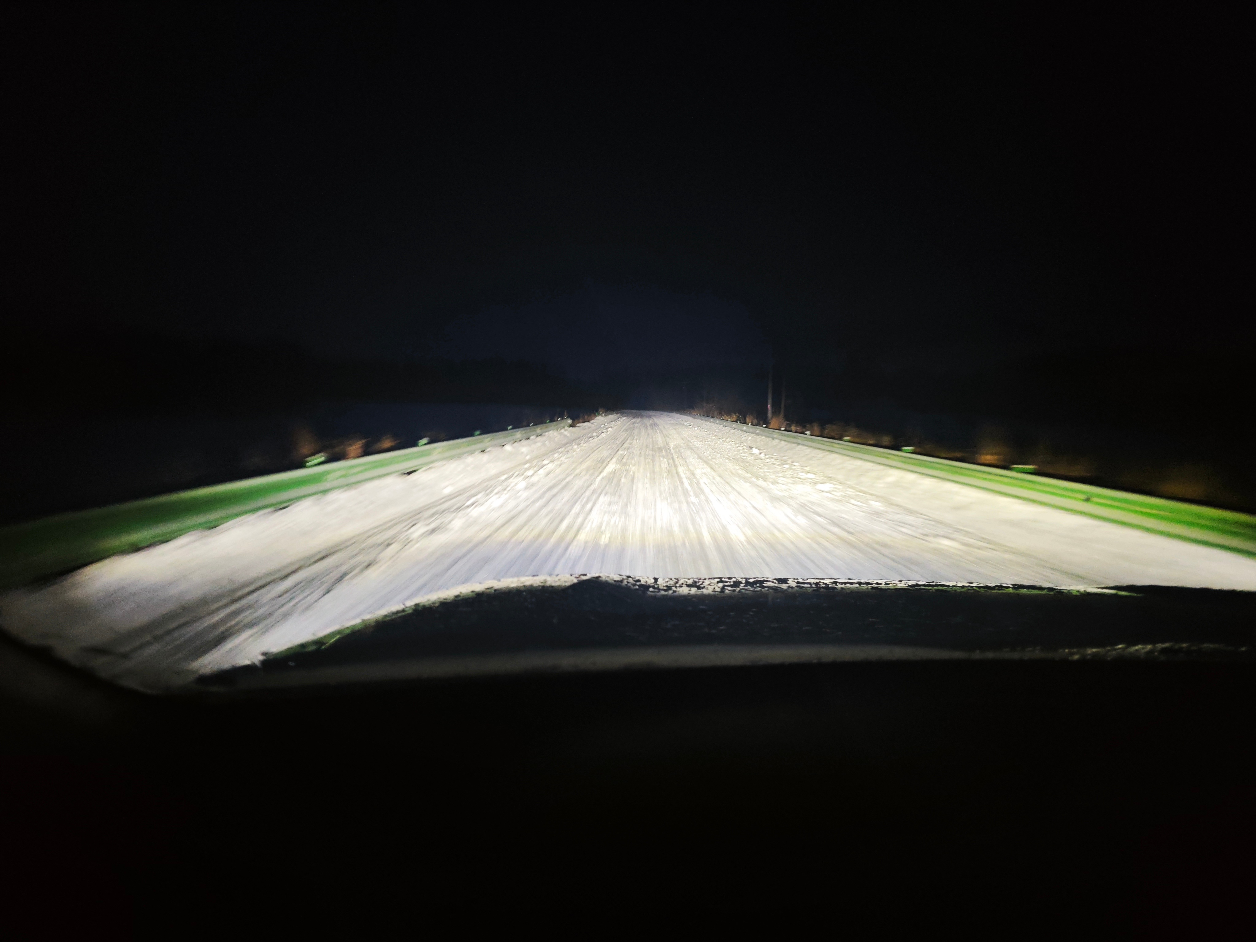 下大雪开夜路眼神必须得好 呼伦贝尔