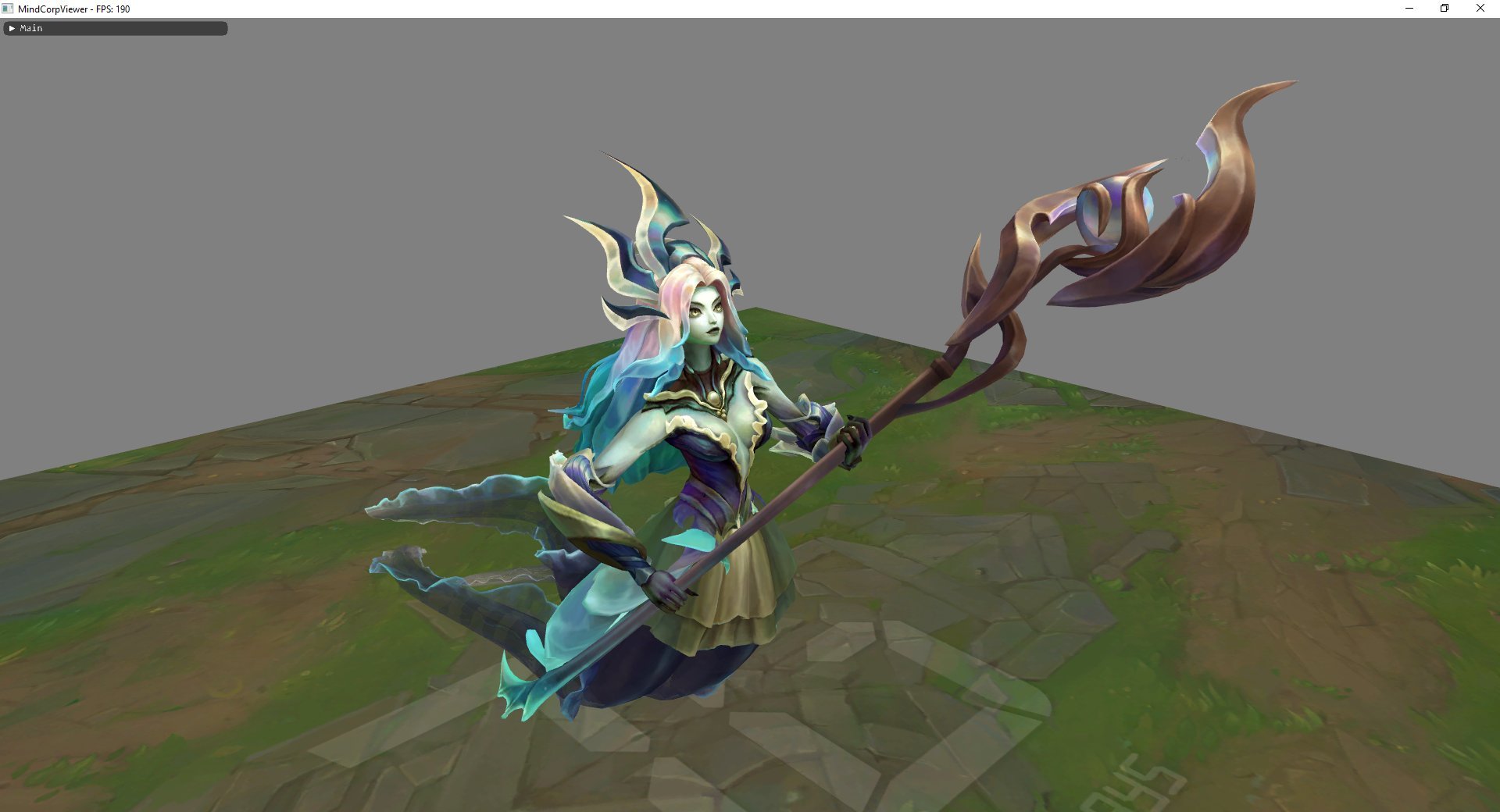 LOL冬季冰雪节系列皮肤模型预览，胜利德莱文，神话幻想 娜美