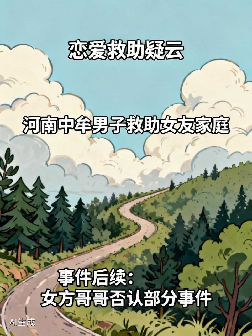 河南中牟一男子称与女友恋爱两个月后，对方家庭接连遭遇‌哥哥车祸撞劳斯莱斯‌、‌母