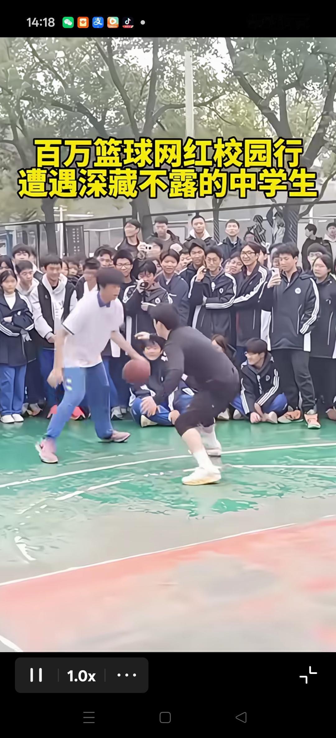 看了这段视频，确实被惊呆了。看了好几遍。
现在的中学生都这么厉害了。这真的应验了
