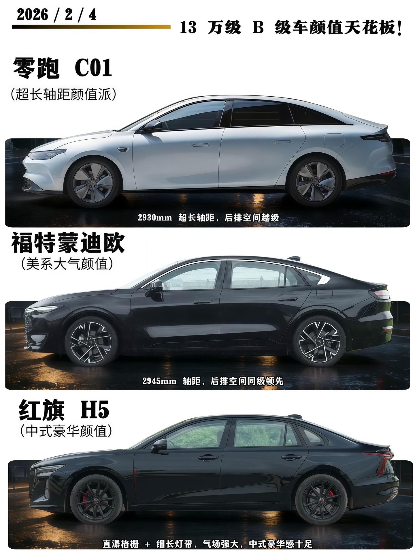 “谁是13万b级车颜值天花板？”