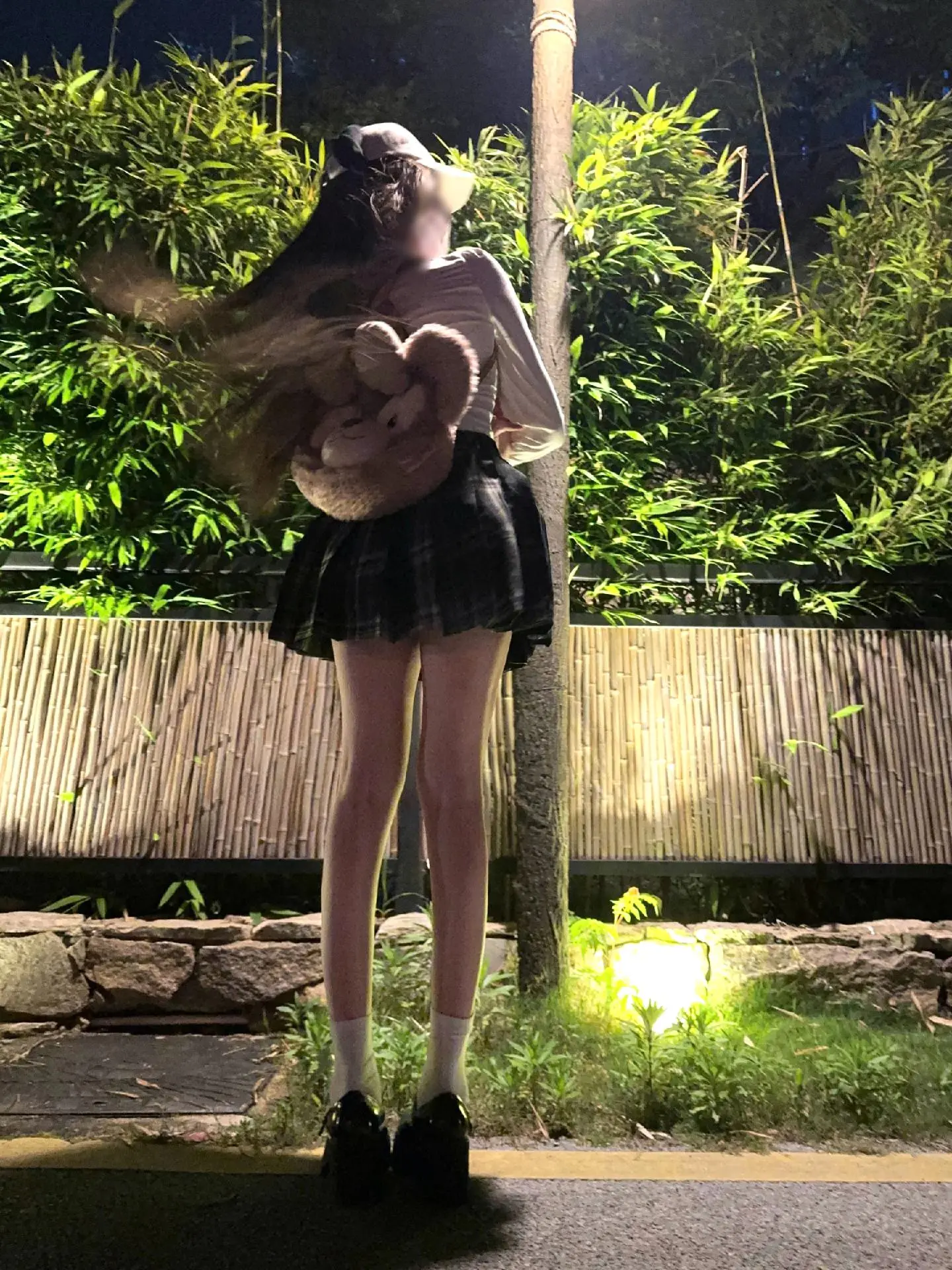 ootd 甜妹 jk妹是无敌的 jk 路灯下的我