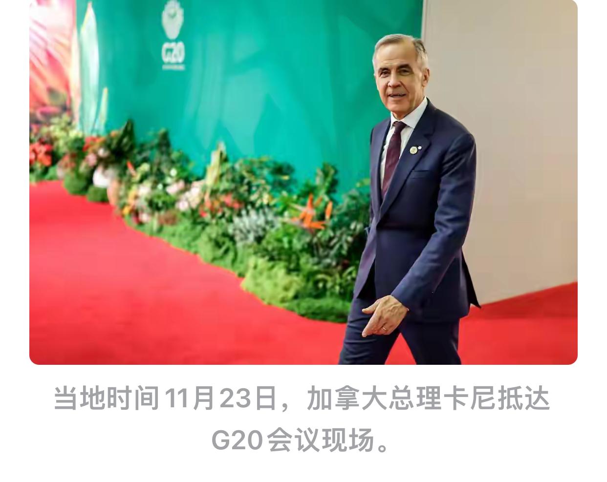 美媒：加拿大总理在G20峰会期间告诉记者，即使没有美国世界也可以运转
据报道，卡