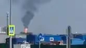 俄罗斯西西伯利亚一座炼油厂遭无人机袭击，距乌克兰边境2000公里。

乌克兰攻击