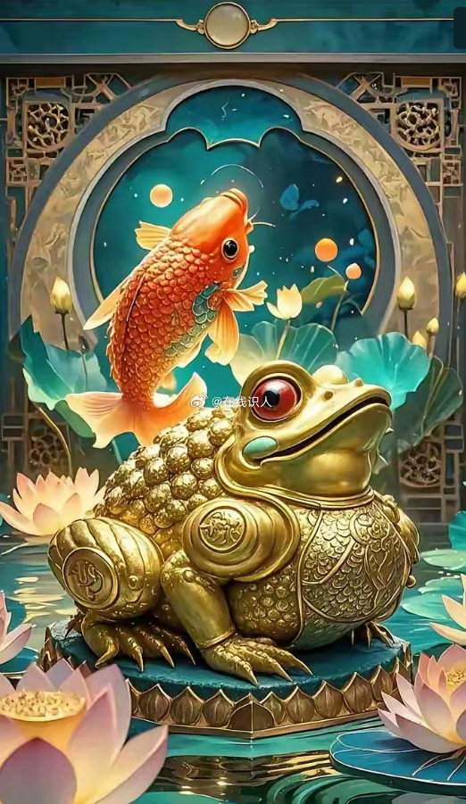 金蟾聚财，福运常来年年有余，八方来财 