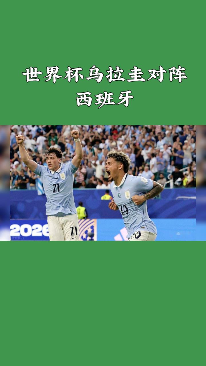 乌拉圭对阵西班牙！
6月27日早8点，瓜达拉哈拉体育场的草皮上，乌拉圭和西班牙将