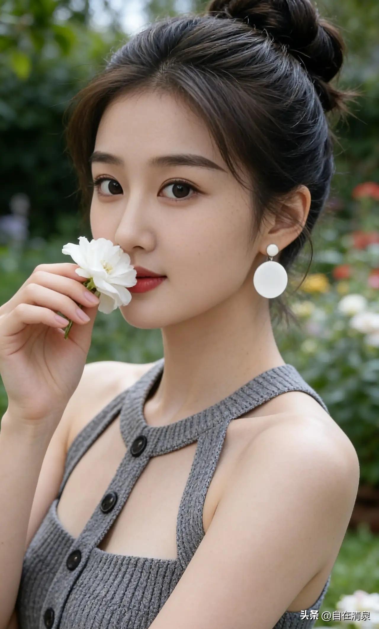 公司新来个美女同事，那颜值简直能“亮瞎眼”。午休时，我鼓起勇气坐她旁边搭话，结果