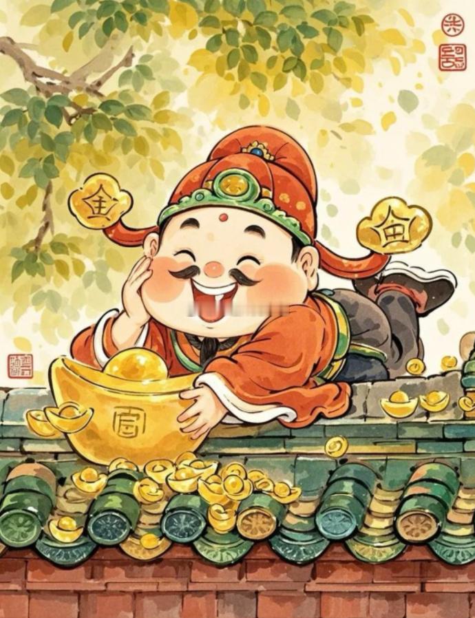 转发到自家微博，财喜临门，岁岁年年不发愁 