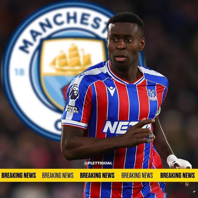 格伊2000万罗马诺透露马克·格伊转会曼城，确认达成！水晶宫目前已接受官方报价—