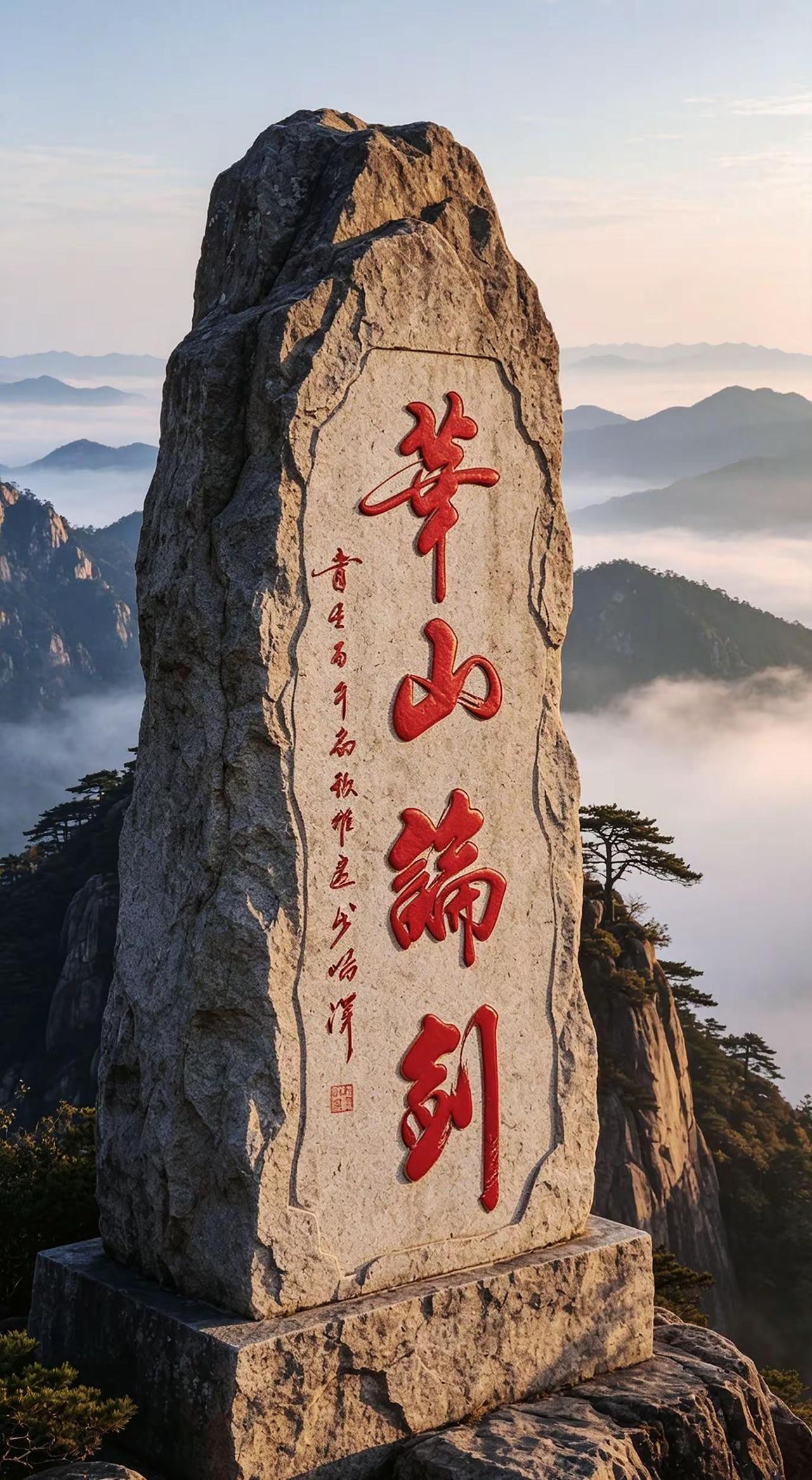 维安书法作品展示。AI石韵山景效果