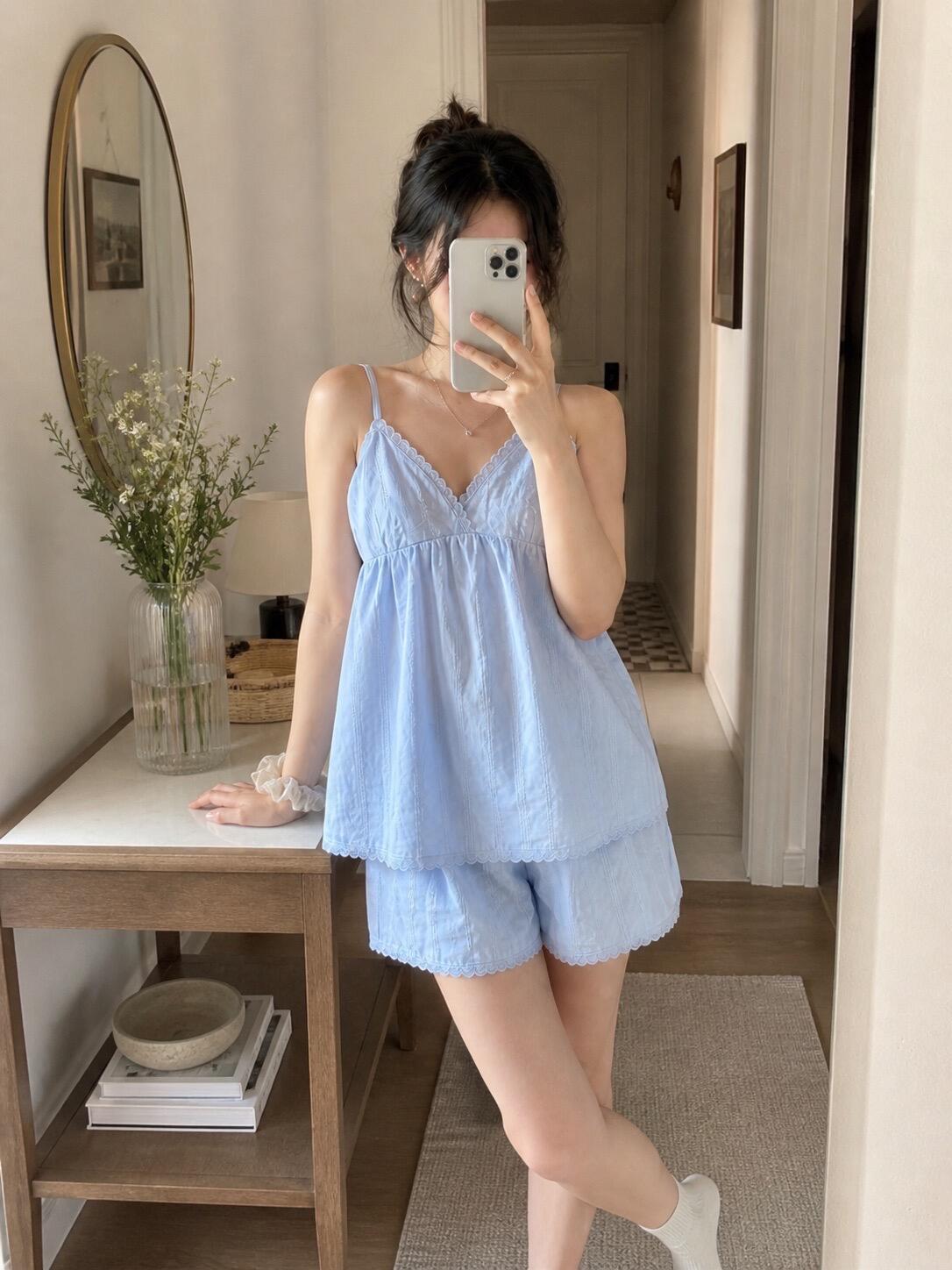 低饱和的蓝也太温柔了💙 