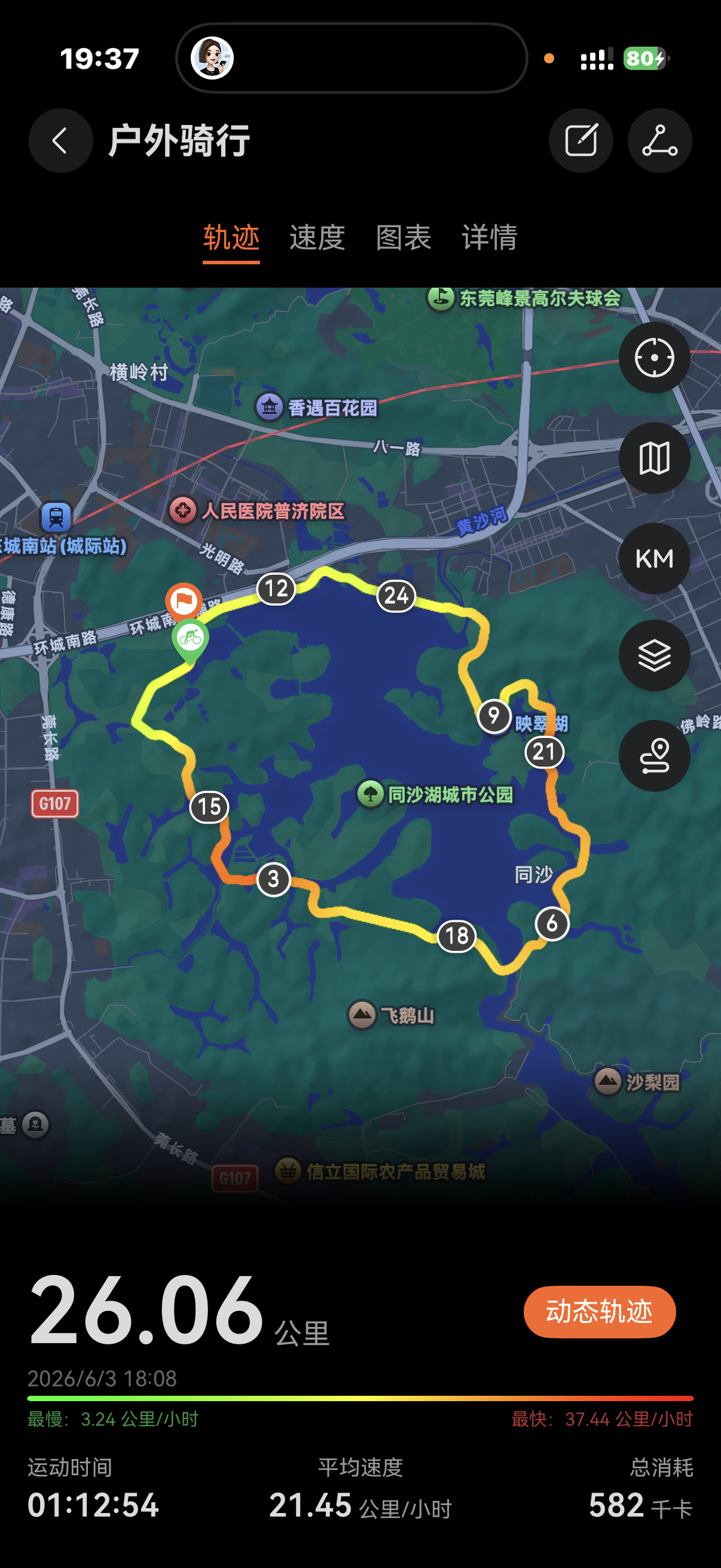 🚴♂️骑行打卡look爱运动