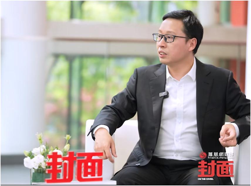 华为车BU CEO靳玉志做客凤凰网财经《封面》时，谈到汽车激光雷达的使用情况，引