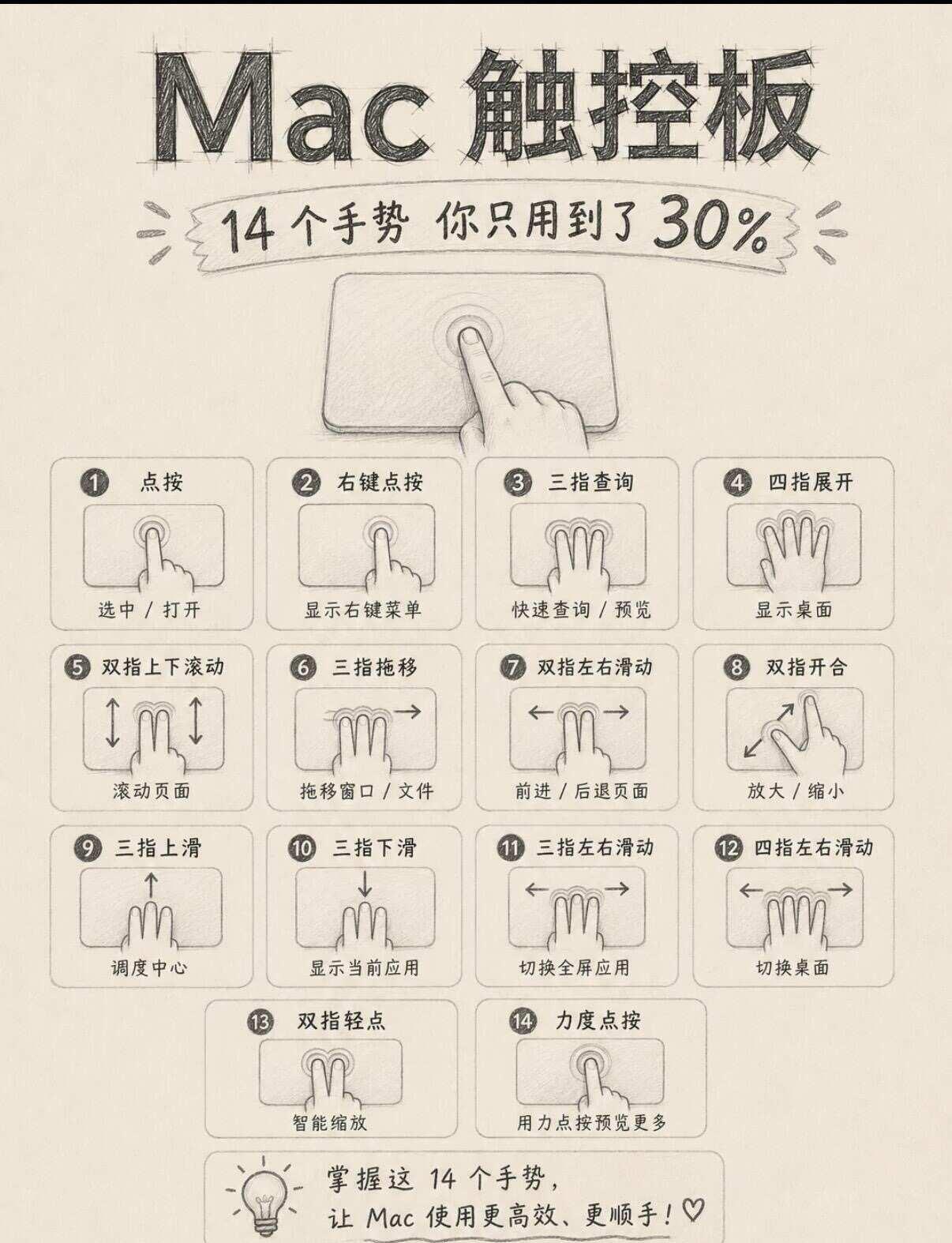 苹果：Mac触控板你真的会用吗？
直接告诉你哪个文件最大
用了三年mac，竟然才