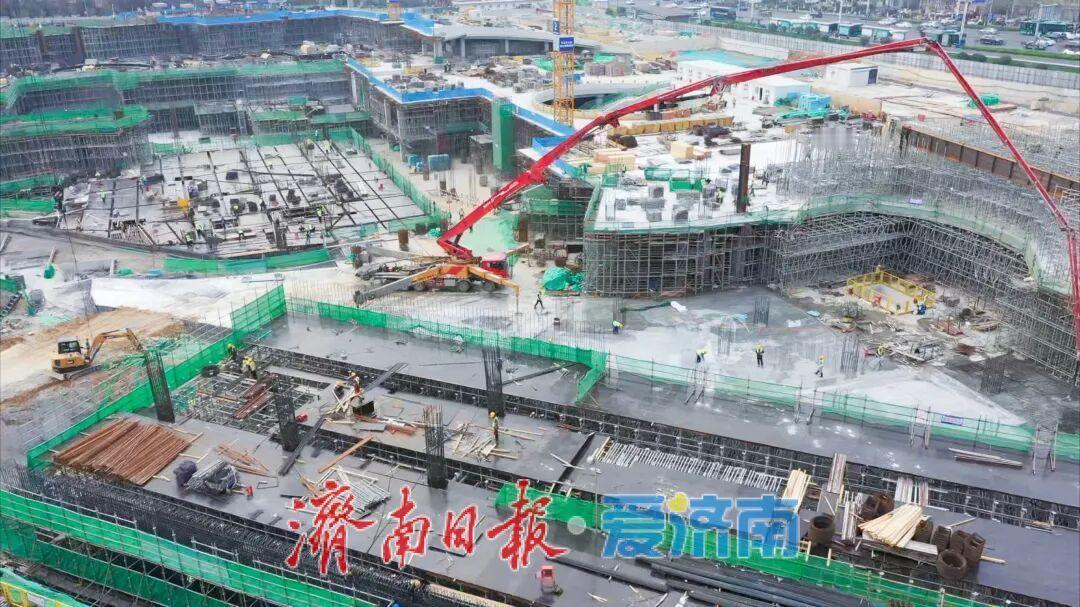 项目建设进入集中发力关键阶段！记者探营济南轨道交通4号线TOD项目！随着济南轨道