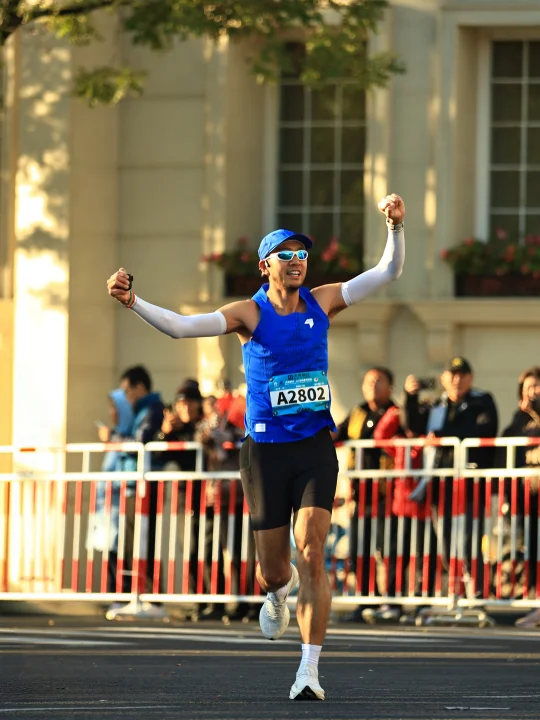 我在天津马拉松又手舞足蹈了