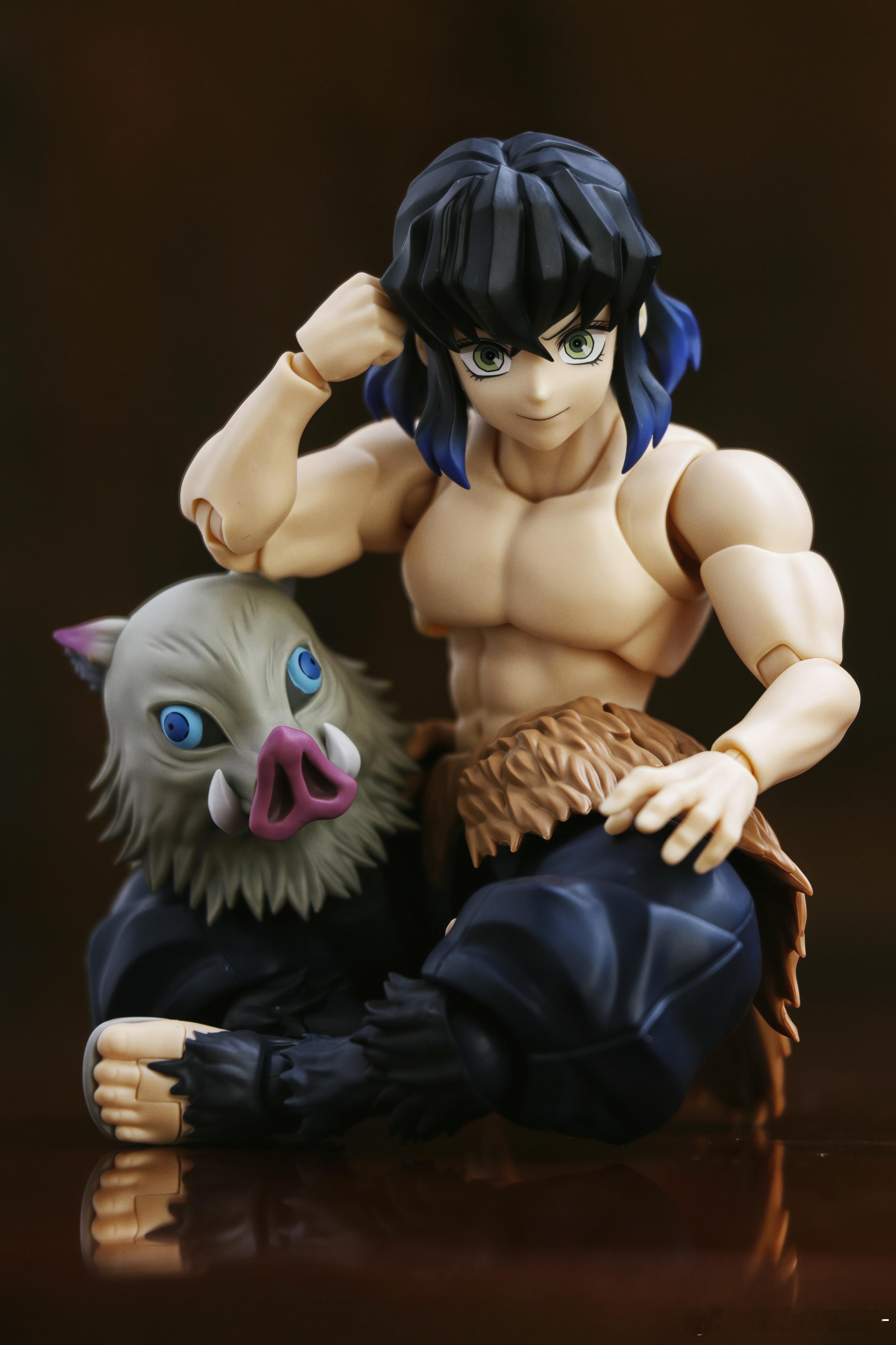 鬼灭之刃 嘴平伊之助 猪头 SHF 