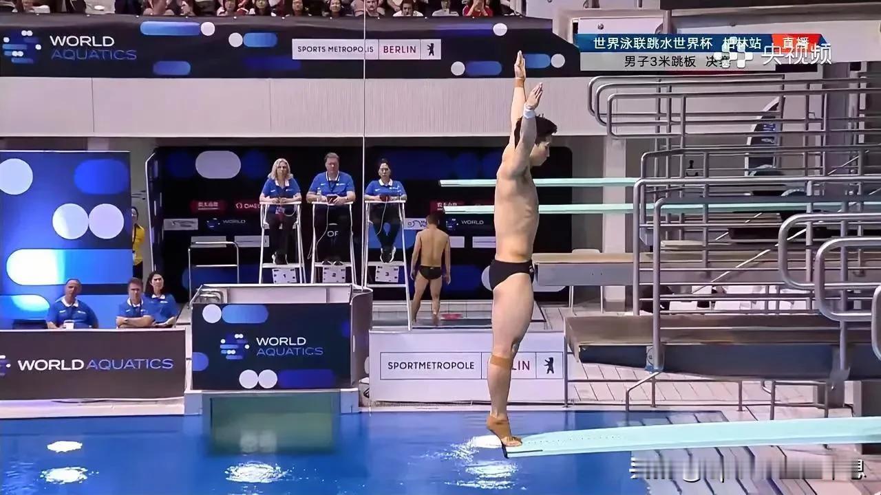 2024世界泳联跳水世界杯柏林站，在北京时间3月24日晚刚刚结束的男子三米板决赛