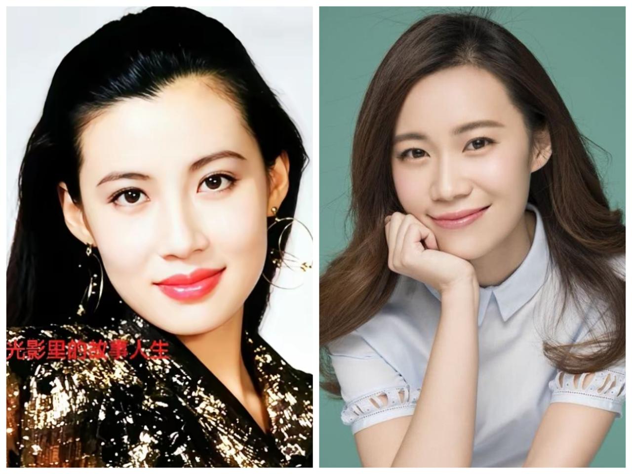 演员张光北的妻子陈炜和女儿张思乐，娘俩像吗？