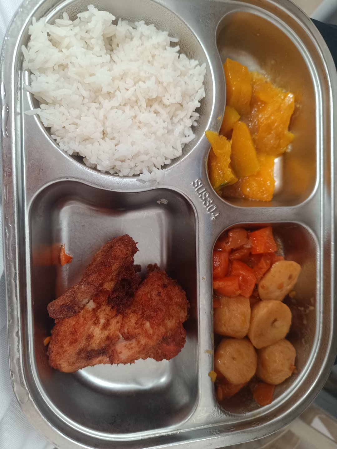 学校饭菜最好的一次 