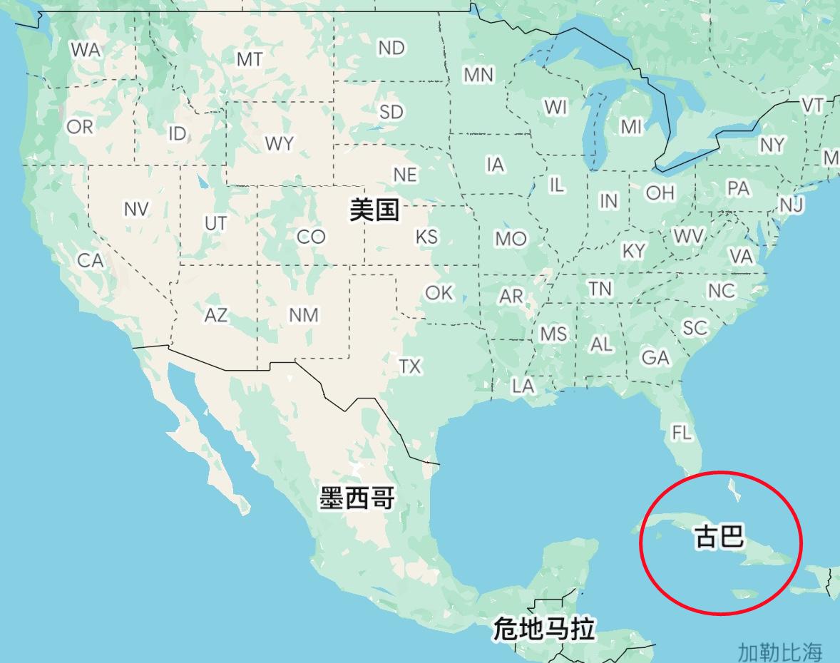 看古巴的地理位置，你是否想到了遥远的东方也有个岛？

话说当年毛熊和鹰酱争夺蓝星