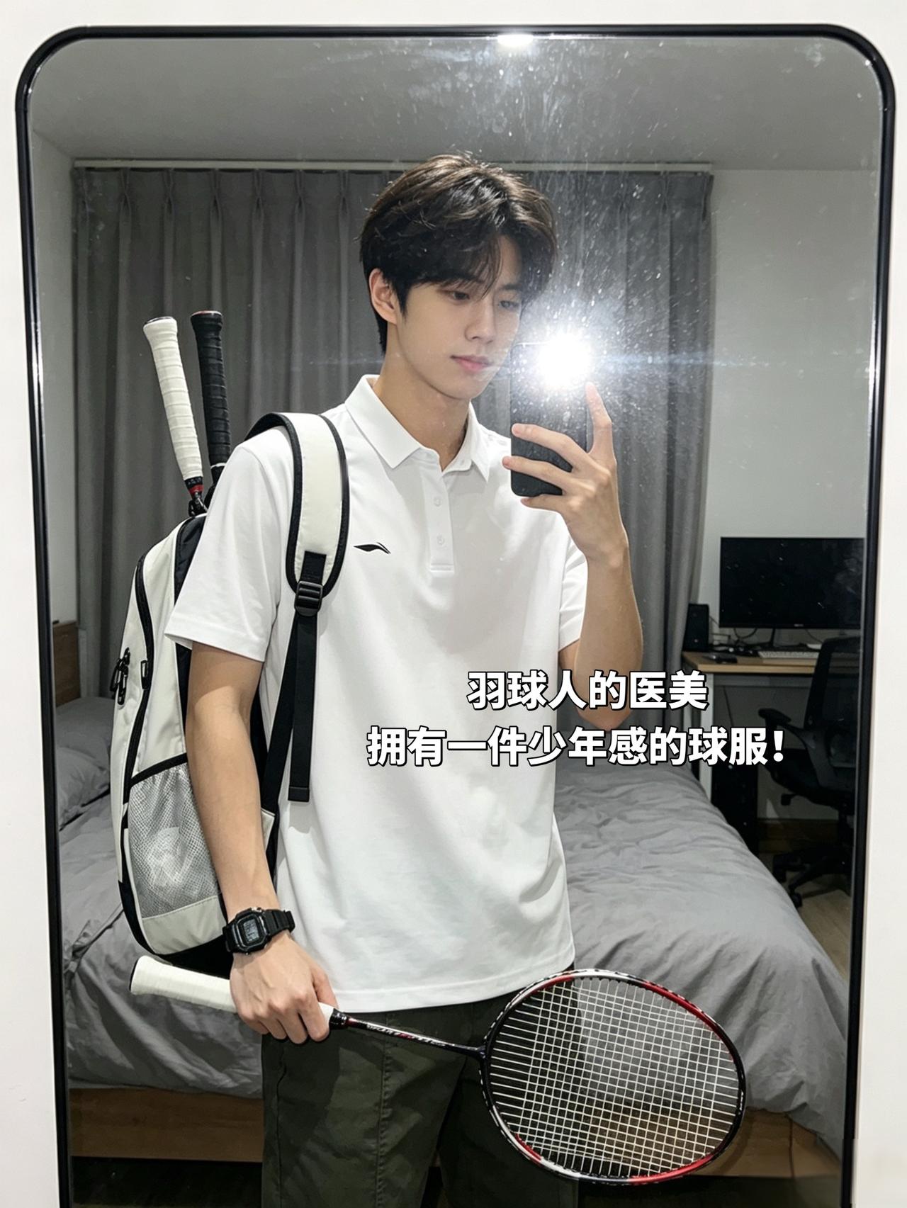 羽球人的医美
拥有一件少年感的球服！