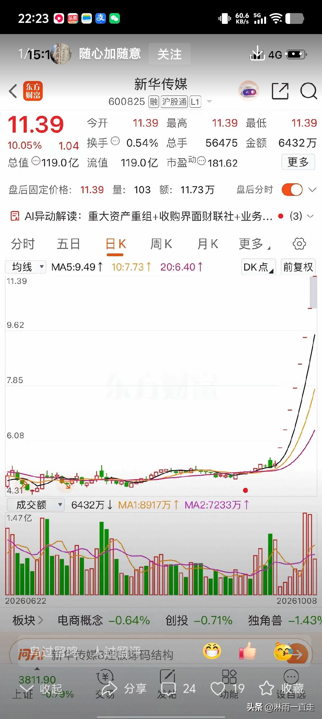 这只股票到底有什么故事？已经8个一字板了，而且主力完全吃独食，不给场外的散户进场