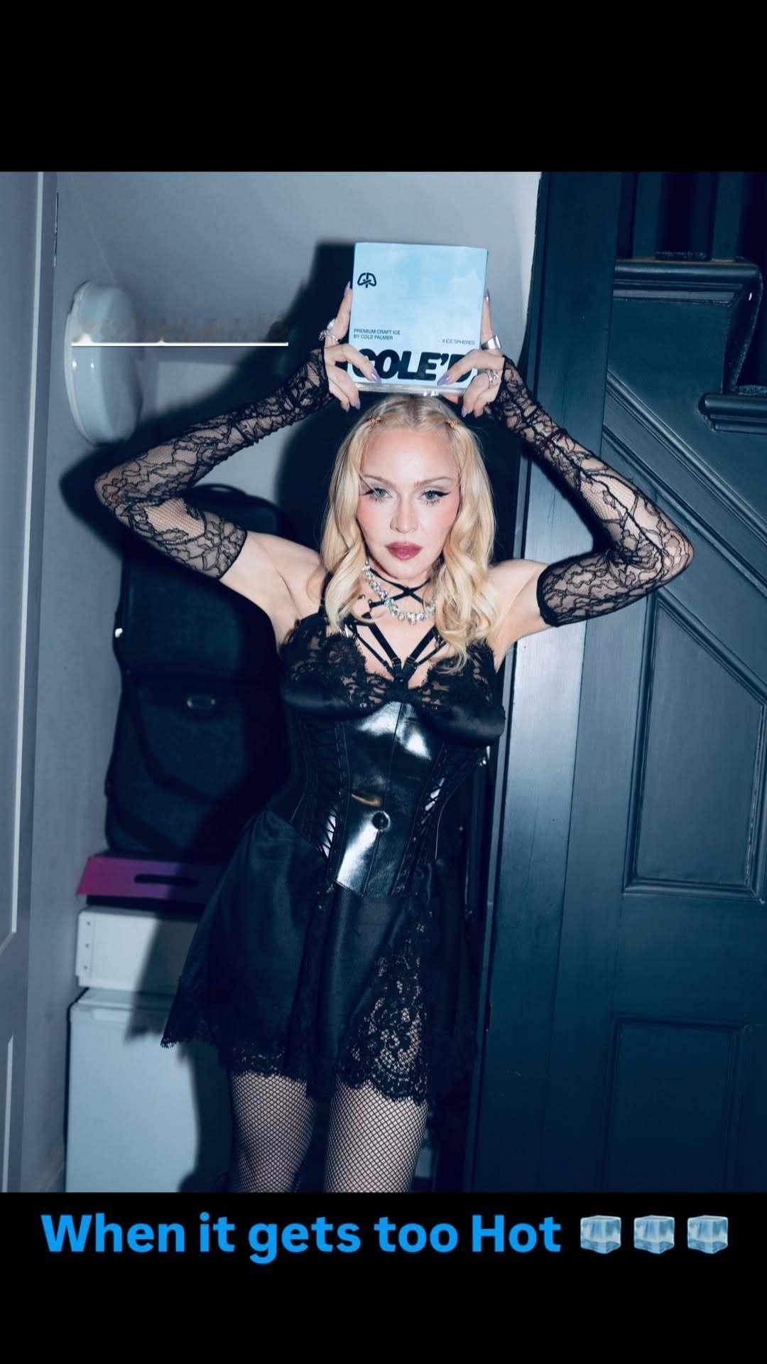 还人情中...Madonna 为切尔西球员 Cole Jermaine Palm