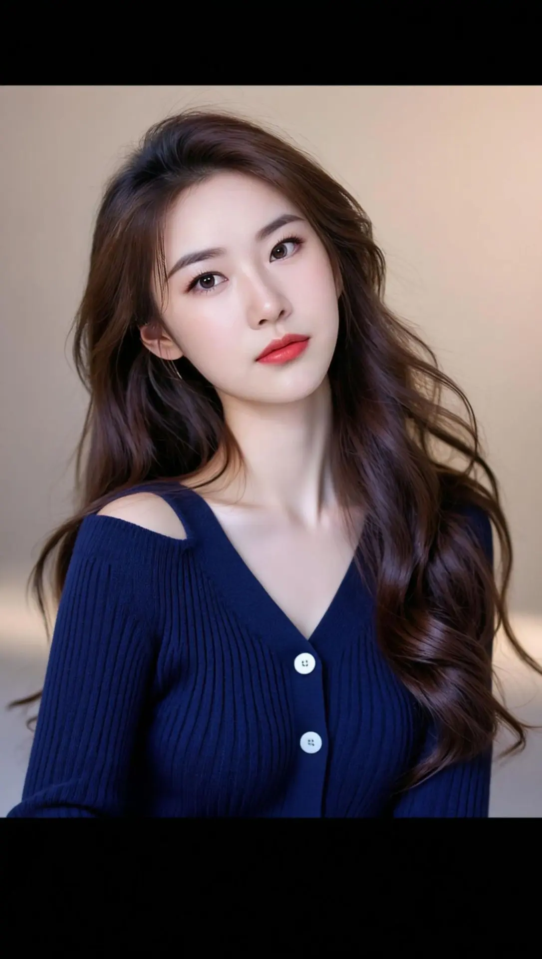 AI港风卷发照 随变ai随便玩