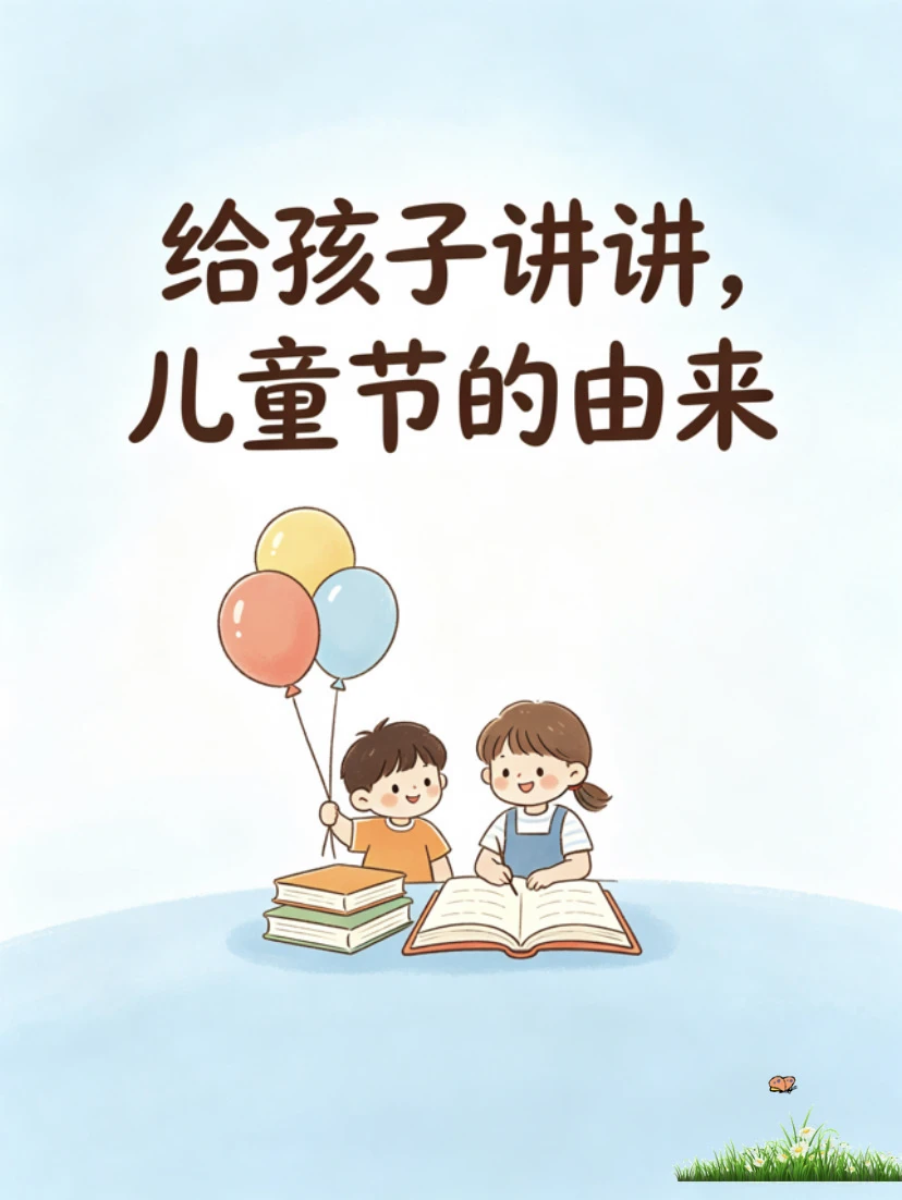 今天六一儿童节，给孩子讲讲它的由来吧！