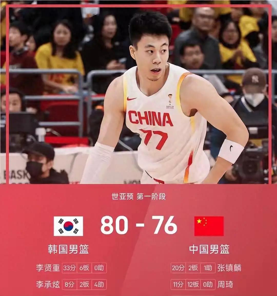 真的无语！
男足恐韩，
难不成男篮也向男足看齐。
但老天，男篮曾经也是世界杯和奥