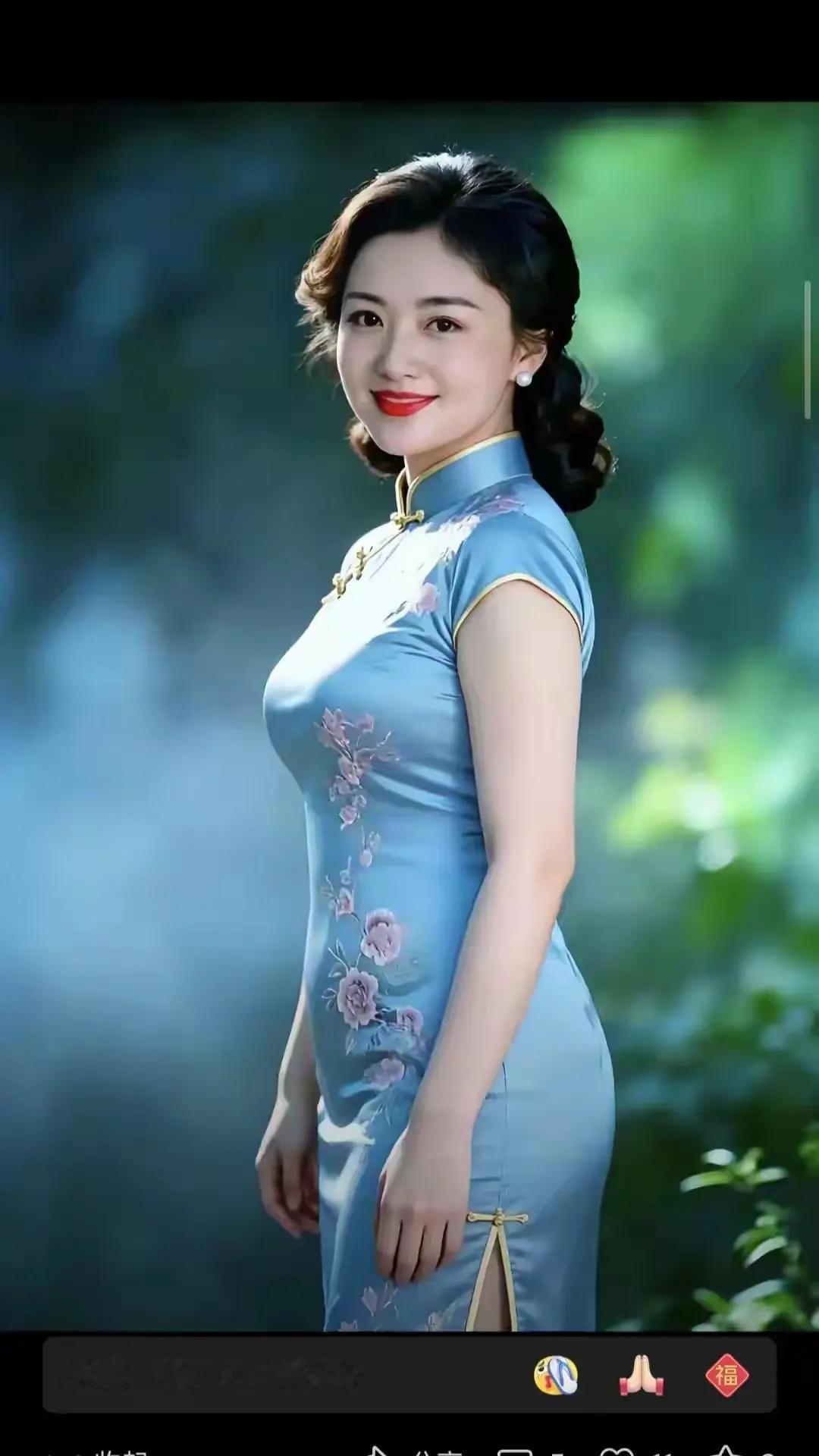 优雅旗袍，复古韵味，气质满分！🌸💃