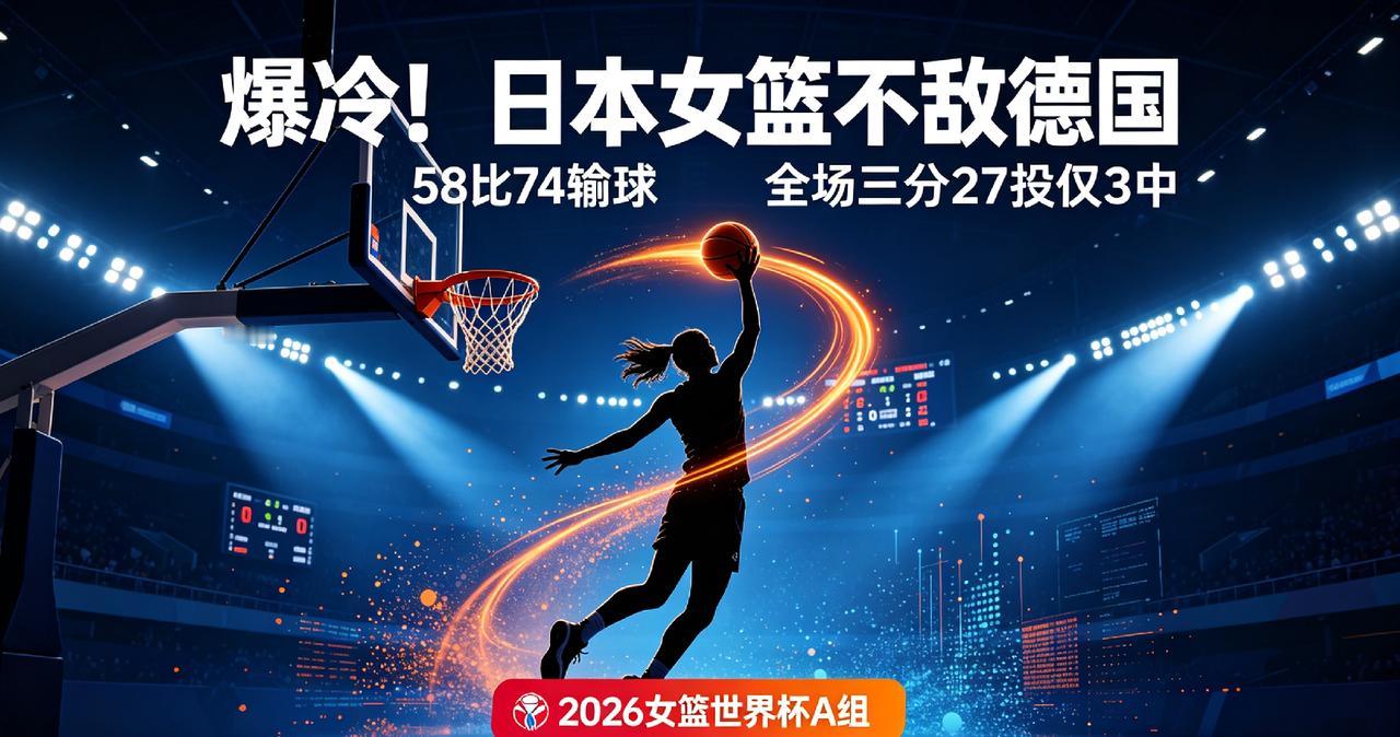三分27投仅3中！日本爆冷不敌德国，A组大乱，中国女篮出线迎来重大利好
 
北京