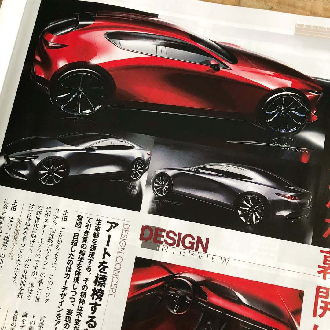 马自达好久没啥新消息了但它家的设计，依旧很有吸引力马自达汽车设计