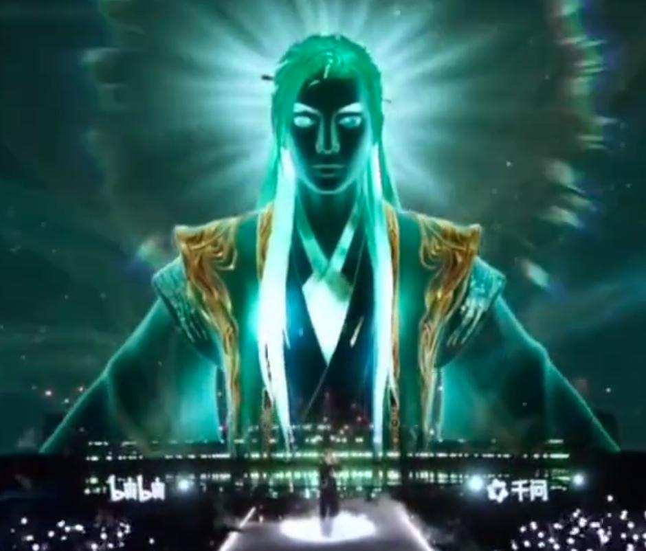 b站跨年晚会，最大的亮点，就是韩立的动画出场的这一幕了，现场效果真的是爆炸了，视