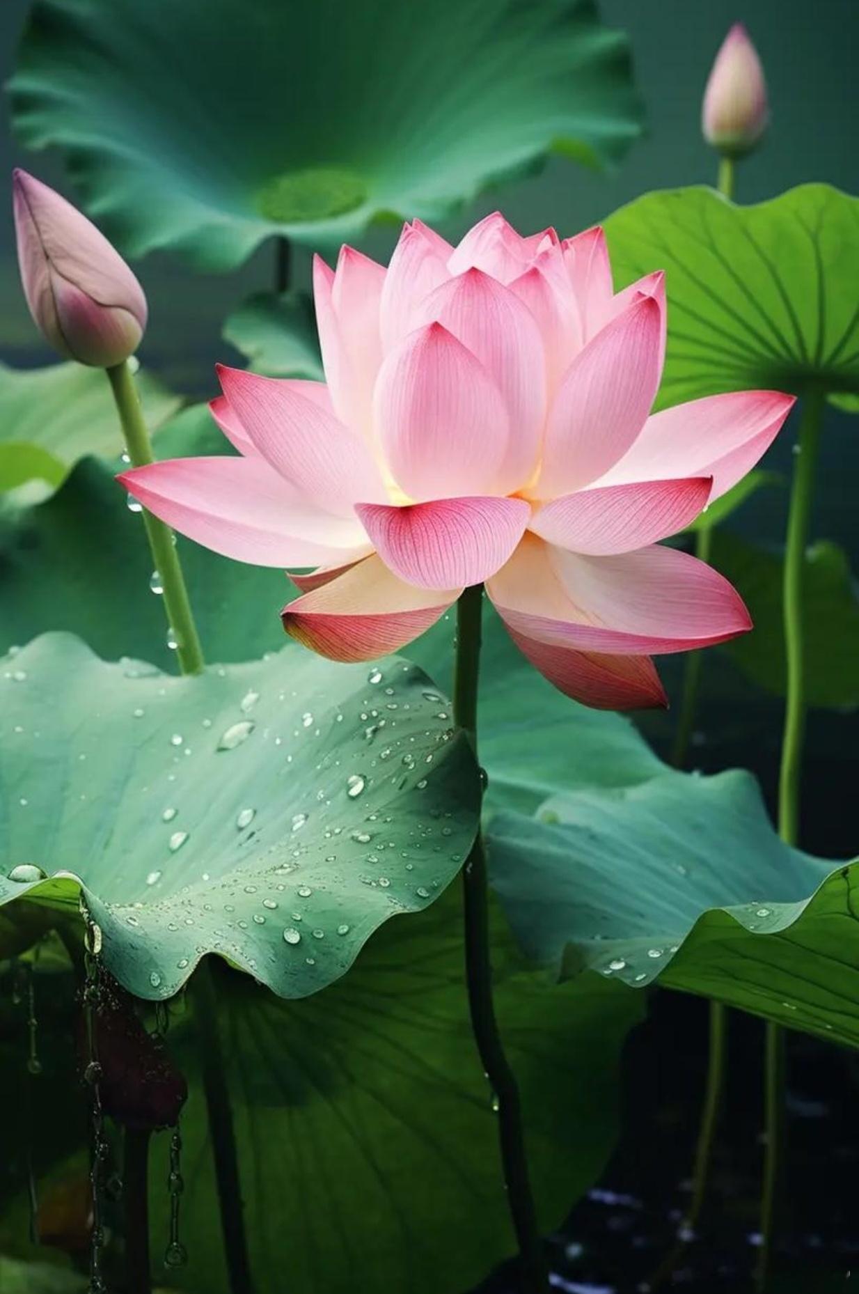 早晨我们起床以后，会发现莲花开了。为什么中午以后，到了傍晚，莲花苞就都关闭了呢？