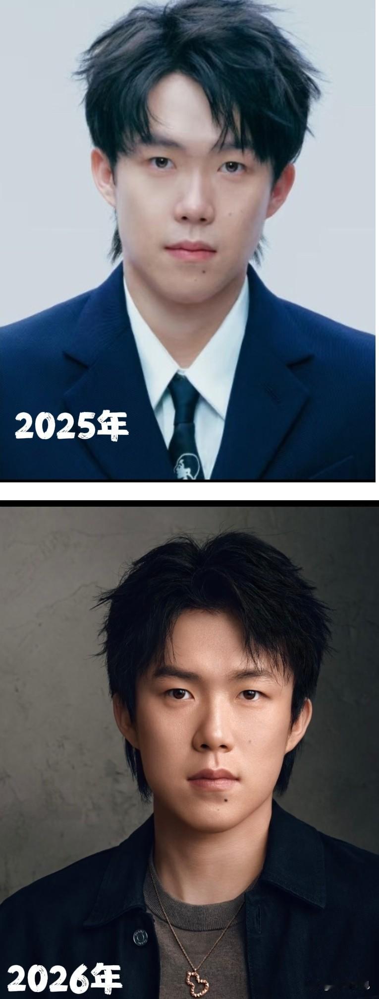 小狮子🦁狮子王
去年是青春男大，稚气的眼神，给人温和亲切的感觉，像学院里的学长