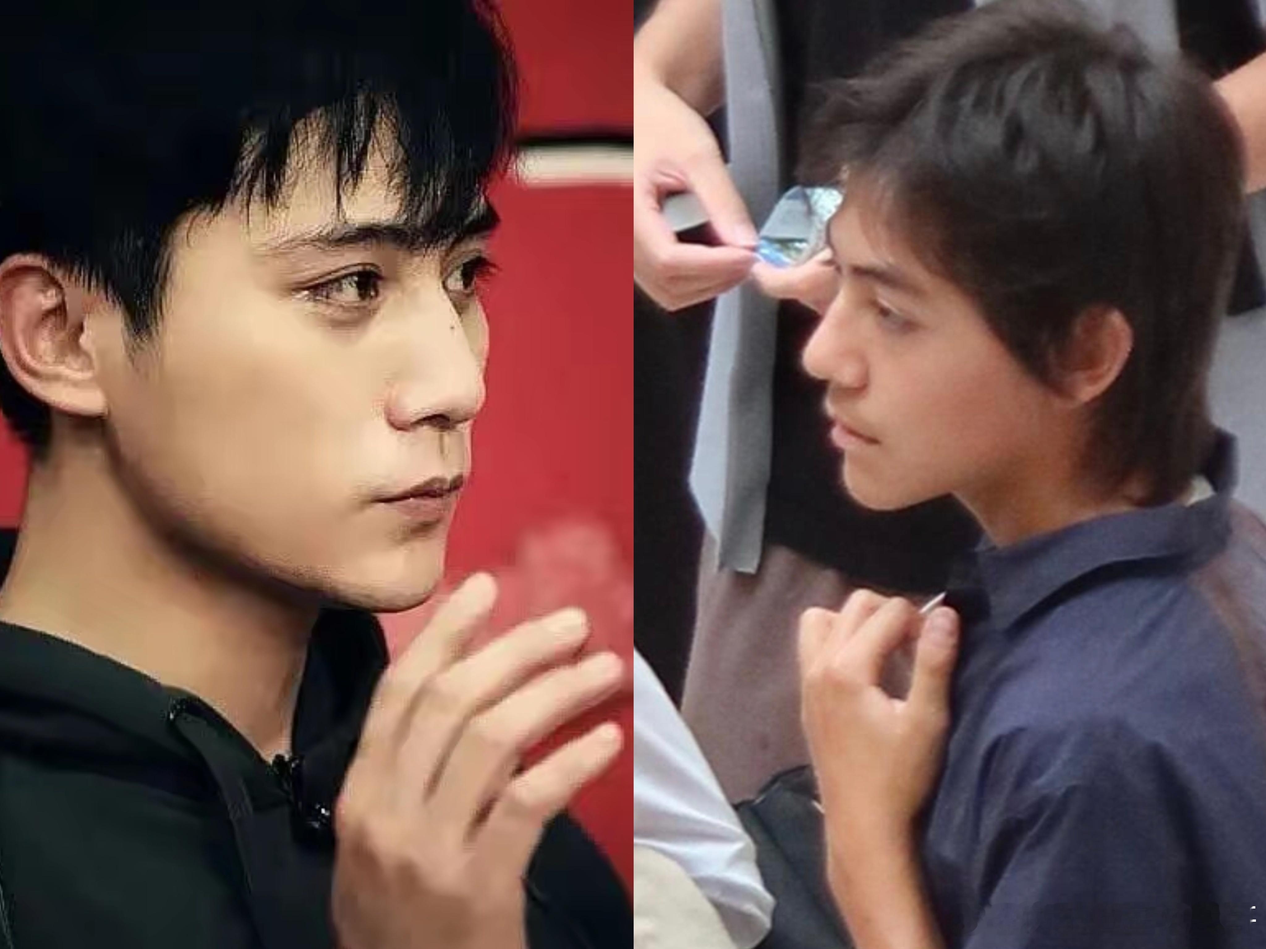 #诺一翻版刘烨# 诺一翻版刘烨，父子俩越来越像了 ​​​