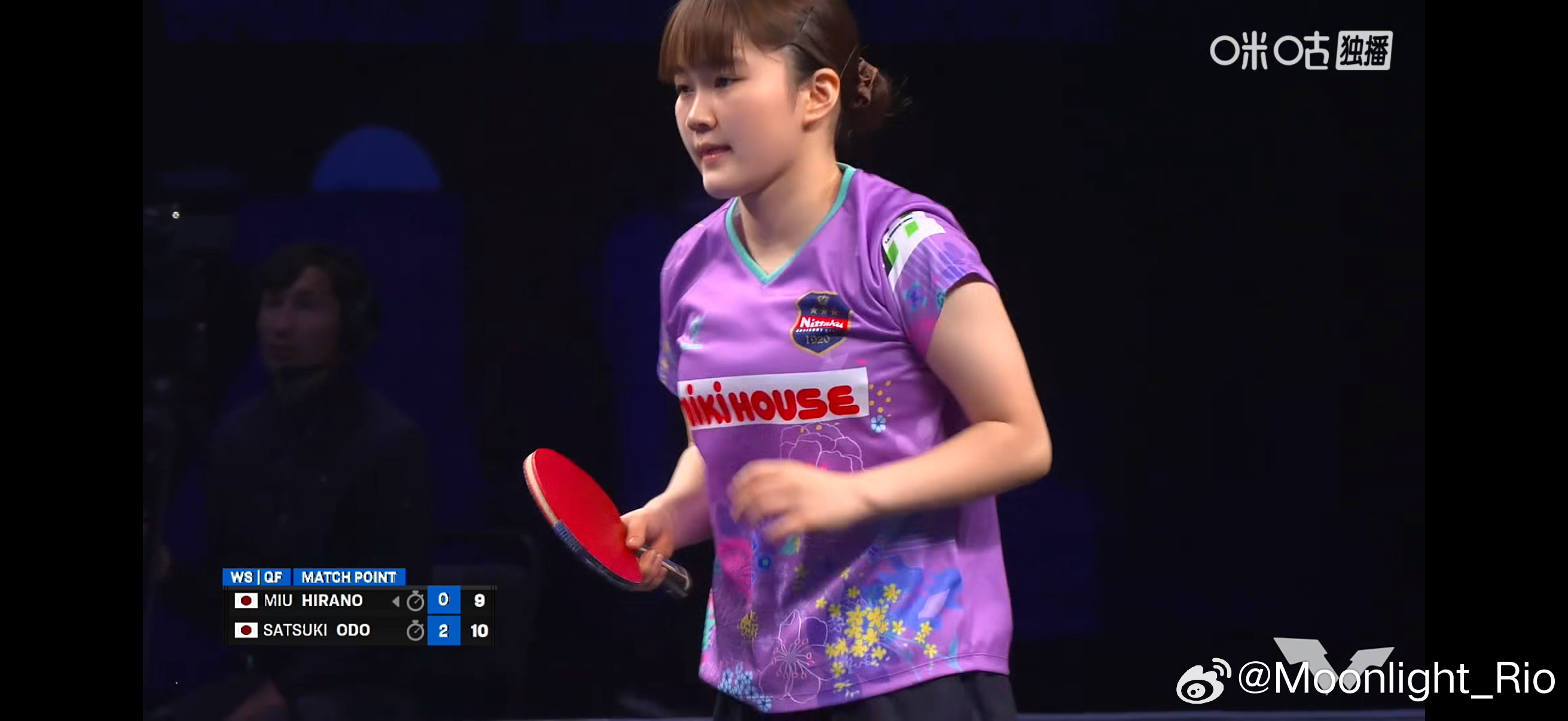 WTT球星挑战赛阿斯塔纳站2026 女单1/4决赛：🇯🇵大藤沙月3比0平野美