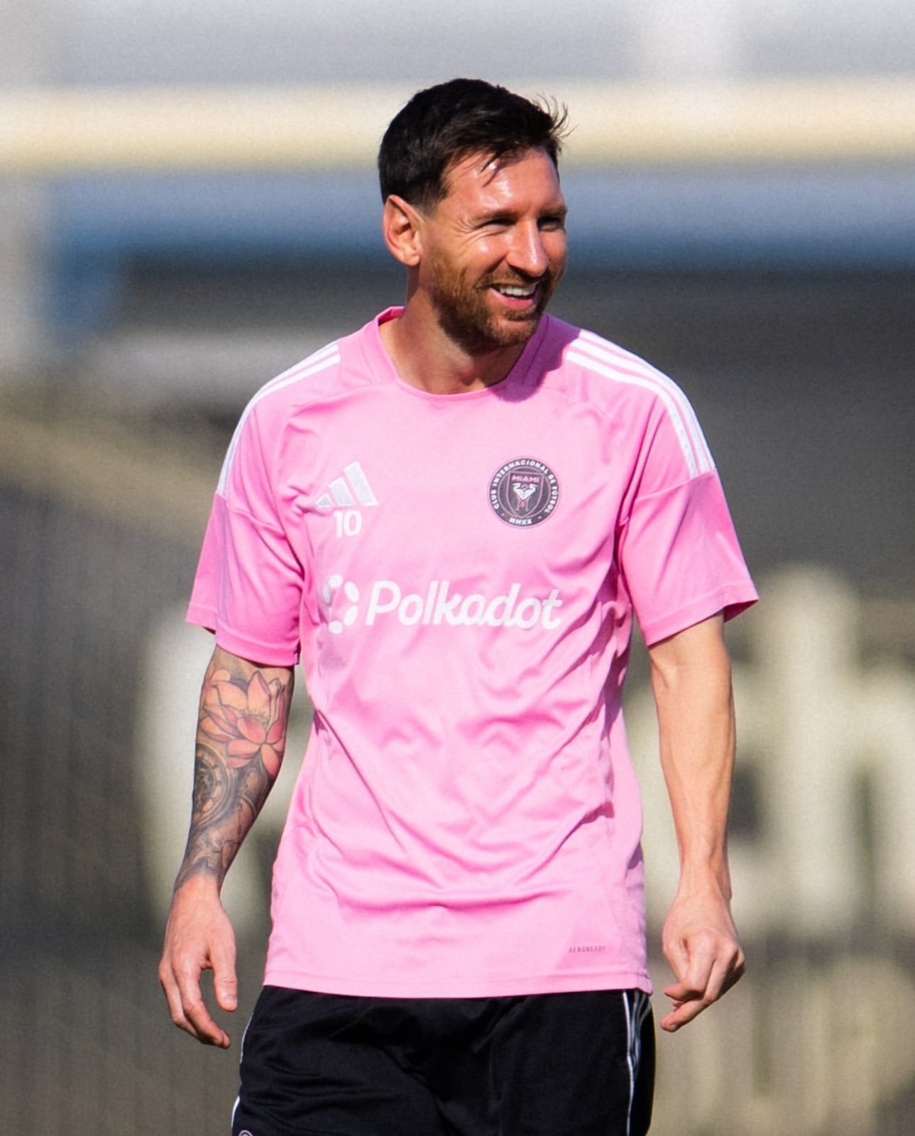 今天训练的梅梅氛围真好梅西