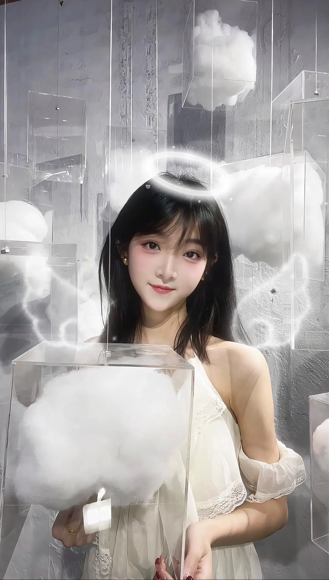 女大学生 拍照 氛围感 天使小恶魔 恶魔小天使