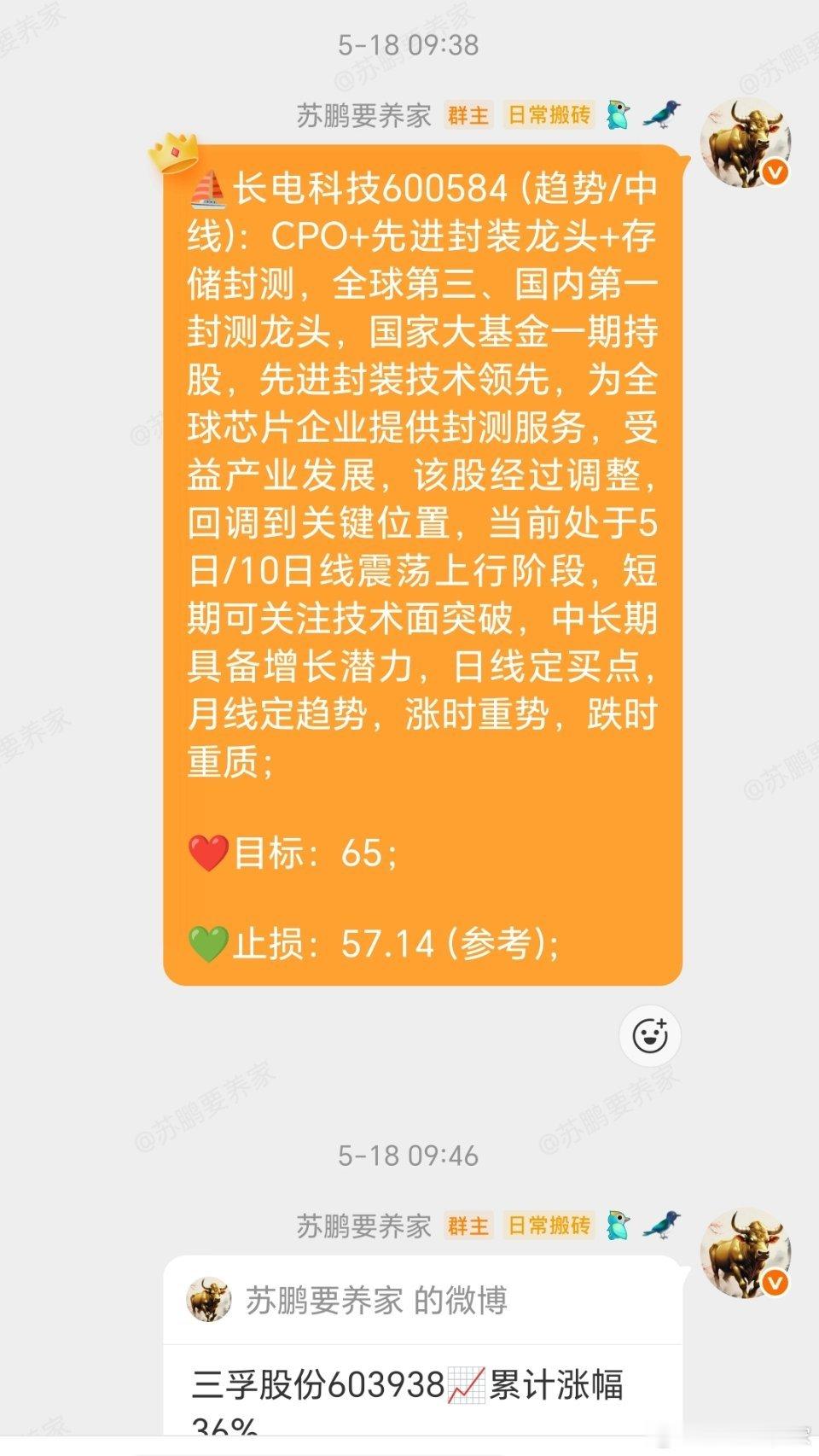 长电科技600584📈累计涨幅31.44%