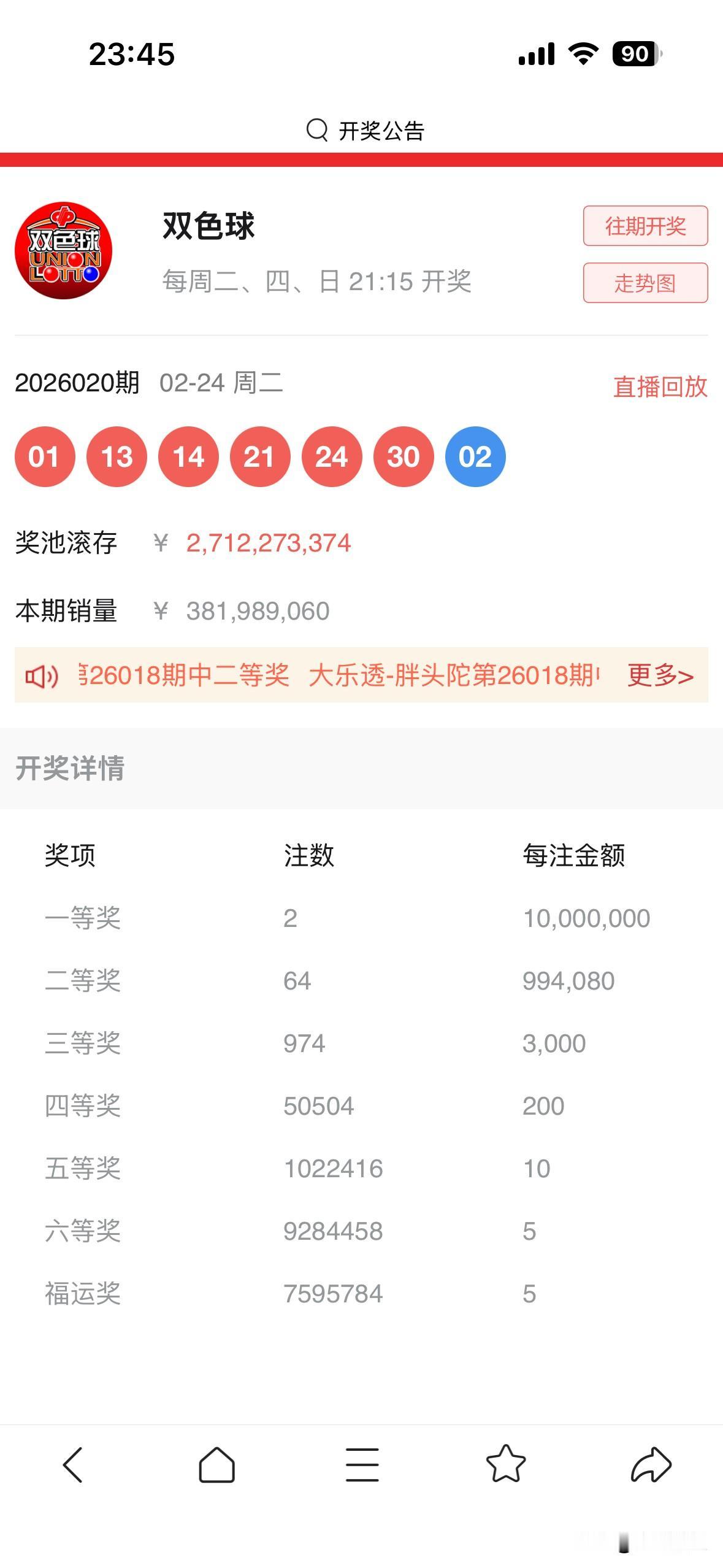 马年第一炸！大乐透26019期8注752万头奖，竟无人追加？7.8亿奖池等你接盘