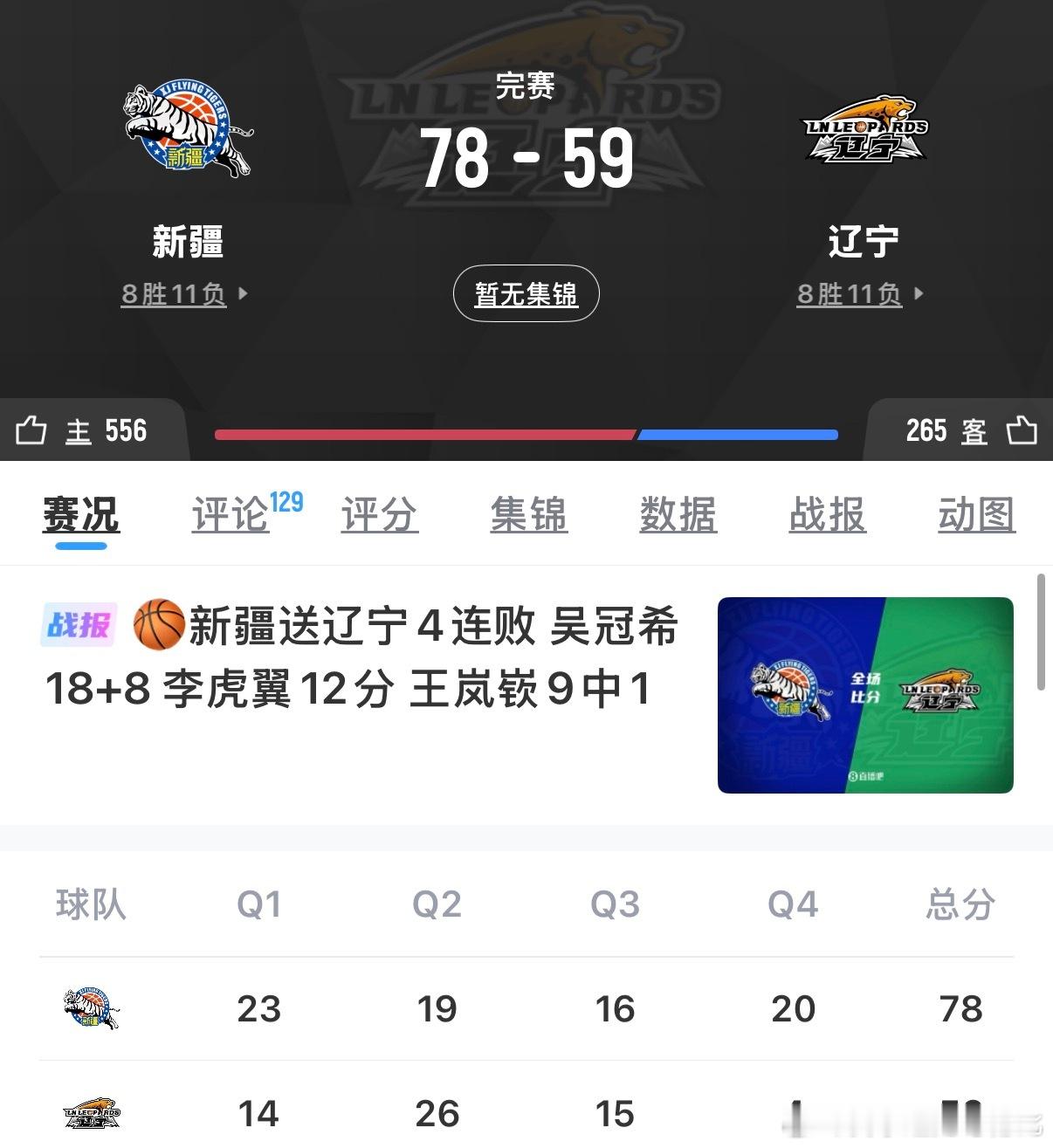 太牛啦纯纯填堵的，吴冠希打成这样？哈哈哈辽宁男篮VS新疆男篮